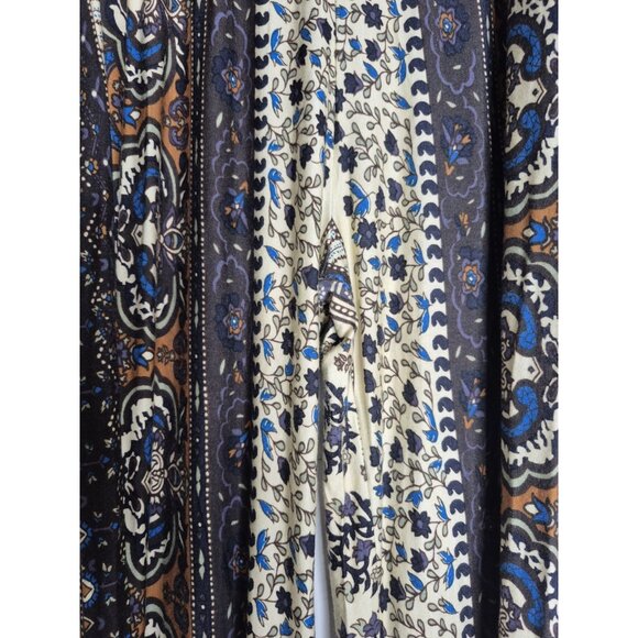 Novella Royale Janis Boho Floral Bell Bottoms Pants Size Small - Picture 6 of 6